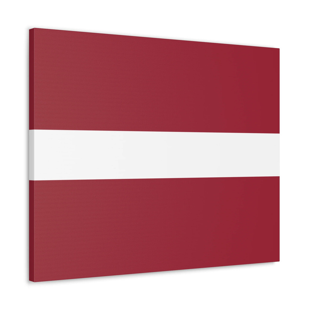 Latvia Country Flag Canvas Vibrant Wall Art Unframed Home Decor